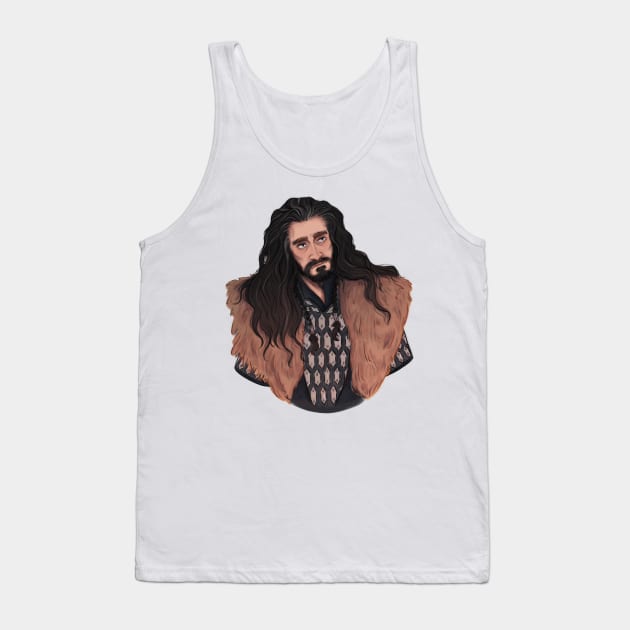 Thorin Oakenshield Tank Top by Matlasaya